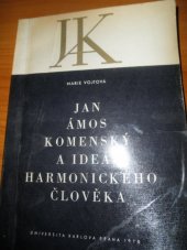 kniha Jan Ámos Komenský a ideál harmonického člověka, Univerzita Karlova 1970