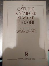 kniha Studie k německé klasické filozofii, Karolinum  2001