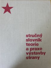 kniha Stručný slovník teorie a praxe výstavby strany, Svoboda 1983