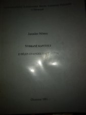 kniha Vybrané kapitoly z dějin evangelizace světa  I. díl, Matice cyrilometodějská 1991