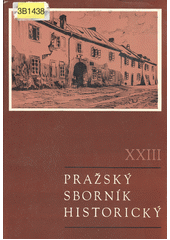 kniha Pražský sborník historický. Sv. 23, Panorama 1990