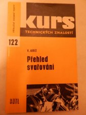 kniha Přehled svařování, SNTL 1981