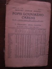 kniha Popis Lounského okresu 1923, Školský odbor Budče 1923