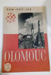 kniha Olomouc průvodce po historických památkách města, Čedok 1952