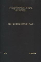 kniha Aplikace zobecněných funkcí při výpočtu tenkostěnných nosníků = (On application of generalized functions to analysis of thin-walled beams) : teze doktorské disertační práce, Technická univerzita 2010