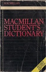 kniha Macmillan Student's Dictionary, Macmillan 1990