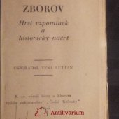 kniha Zborov hrst vzpomínek a historický náčrt : [sborník], Česká ročenka 1927