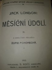 kniha Měsíční údolí III., B. Kočí 1922