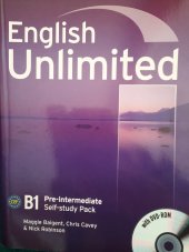 kniha English Unlimited B1 Pre-intermediate Self-study Pack, Cambridge 2015