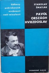 kniha P.O. Hviezdoslav [studie s výběrem z Hviezdoslavovy poezie], Svobodné slovo 1968