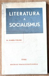 kniha Literatura a socialismus, Československá sociální demokracie, propagační oddělení 1946