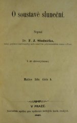 kniha O soustavě sluneční, Spolek pro vydávání laciných kněh českých 1868