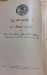 kniha Domácí lékařka kniha poučení a vysv[ě]tlení pro zdravé i choré o nejdůležitějších otázkách zdravotnických a lékařských, Nakladatelství J.N.Jindra Praha XII 1925