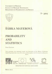 kniha Probability and statistics, Univerzita obrany 2012