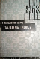 kniha Tajemná Indie? Indie, jak ji vidí Ind, Evropský literární klub 1941