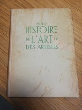 kniha Petite histoire de l'art et des artistes La peinture et les peintres, Fernand Nathan 1939