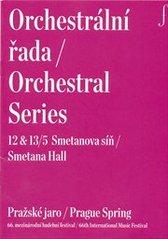 kniha Orchestrální řada 12&13/5 = Orchestral series 12&13/5 : Smetanova síň : Pražské jaro : 66. mezinárodní hudební festival, Pražské jaro 