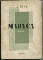 kniha Maryča román, Aventinum 1928