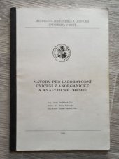 kniha Návody pro laboratorní cvičení z anorganické a analytické chemie, Mendelova zemědělská a lesnická univerzita 1996