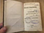 kniha Sborník hospodářský novoročenka Matice rolnické, Matice rolnická 1873