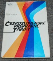 kniha Československé přepravní tarify, Nadas 1986