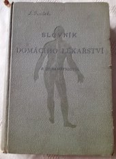 kniha Slovník domácího lékařství a zdravotnictví, I.L. Kober 1897