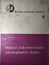 kniha Přehled československých národopisných skupin, Brázda 1949