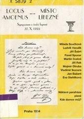 kniha Locus amoenus - místo líbezné symposium o české hymně Praha 27.X.1993, KLP - Koniasch Latin Press 1994