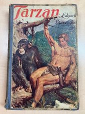 kniha TARZAN Lovec s vrcholků stromů, Toužimský a Moravec 1938