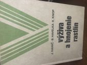 kniha Výživa a hnojenie rastlin, Príroda 1984