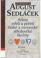 kniha Atlasy erbů a pečetí české a moravské středověké šlechty 5., Academia 2003