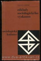 kniha Základy sociologického výzkumu, Svoboda 1966