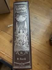 kniha OTTŮV SLOVNÍK NAUČNÝ - ENCYKLOPEDIE TŘETÍ DÍL - PÍSMENO B, Paseka 1996