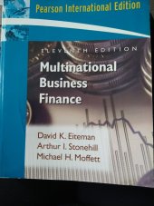 kniha Multinational Business Finance, Pearson Education 2007