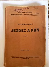 kniha Jezdec a kůň, s.n. 1930