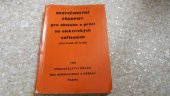 kniha Bezpečnostní předpisy pro obsluhu a práci na elektrických zařízeních Poučení pro pracující, Vydav. Úřadu pro normalizaci a měření 1968