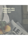 Pařížské roky Věry Jičínské 1923-1931