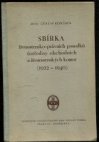 Sbírka živnostensko-právních posudků Ústředny obchodních a živnostenských komor (1922-1940)