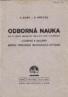 Odborná nauka pro II. ročník základních odborných škol kovodělných.