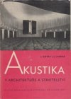 Akustika v architektuře a stavitelství