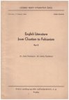 English Literature from Chartism to Fabianism Part 2 