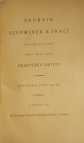 Sborník vzpomínek a prací vydaný ku poctě univ. prof. Dra Františka Drtiny