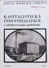 Kapitalistická industrializace a středoevropská společnost