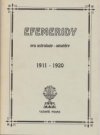 Efemeridy pro astrology 1911-1920