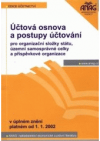 Účtová osnova a postupy účtování pro organizační složky státu, územní samosprávné celky a příspěvkové organizace