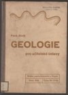 Geologie pro učitelské ústavy