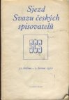 Ustavující sjezd Svazu českých spisovatelů ve dnech 31.5.-1.6.1972