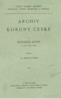 Archiv koruny české.