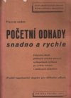 Pracovní soubor: Početní odhady snadno a rychle