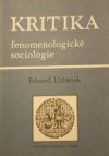 Kritika fenomenologické sociologie